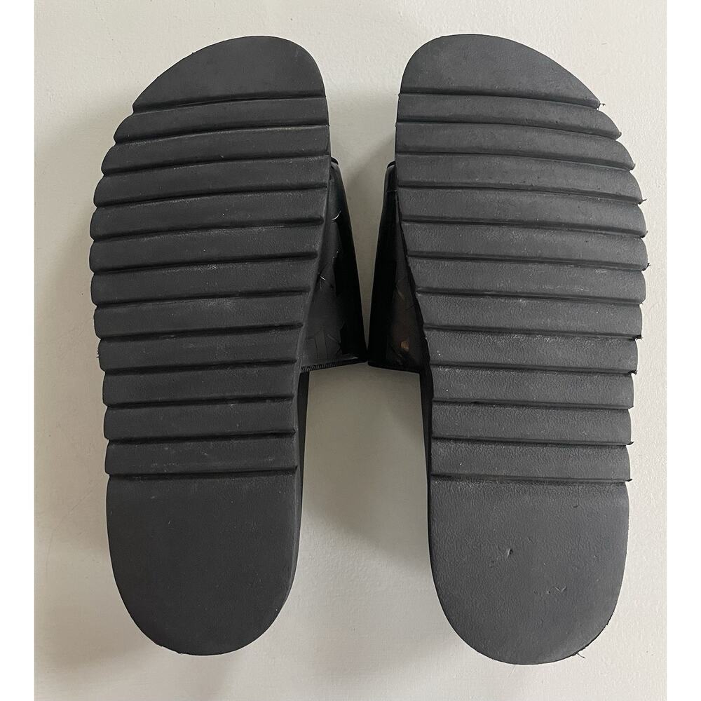 EUC Karl Lagerfeld Men Size 13 M Paris Monogram Slide Open Toe Sandals Black - Picture 15 of 16